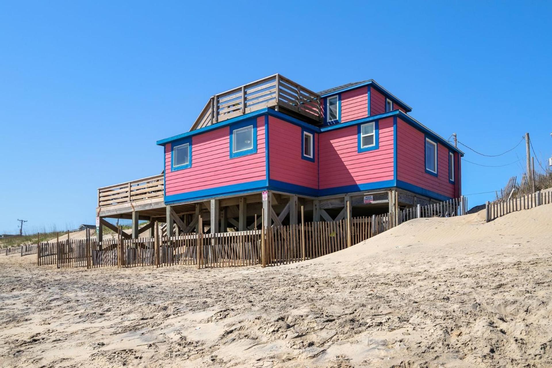 4102 Pelicans Perch: The Iconic Obx Oceanfront Kitty Hawk Zewnętrze zdjęcie