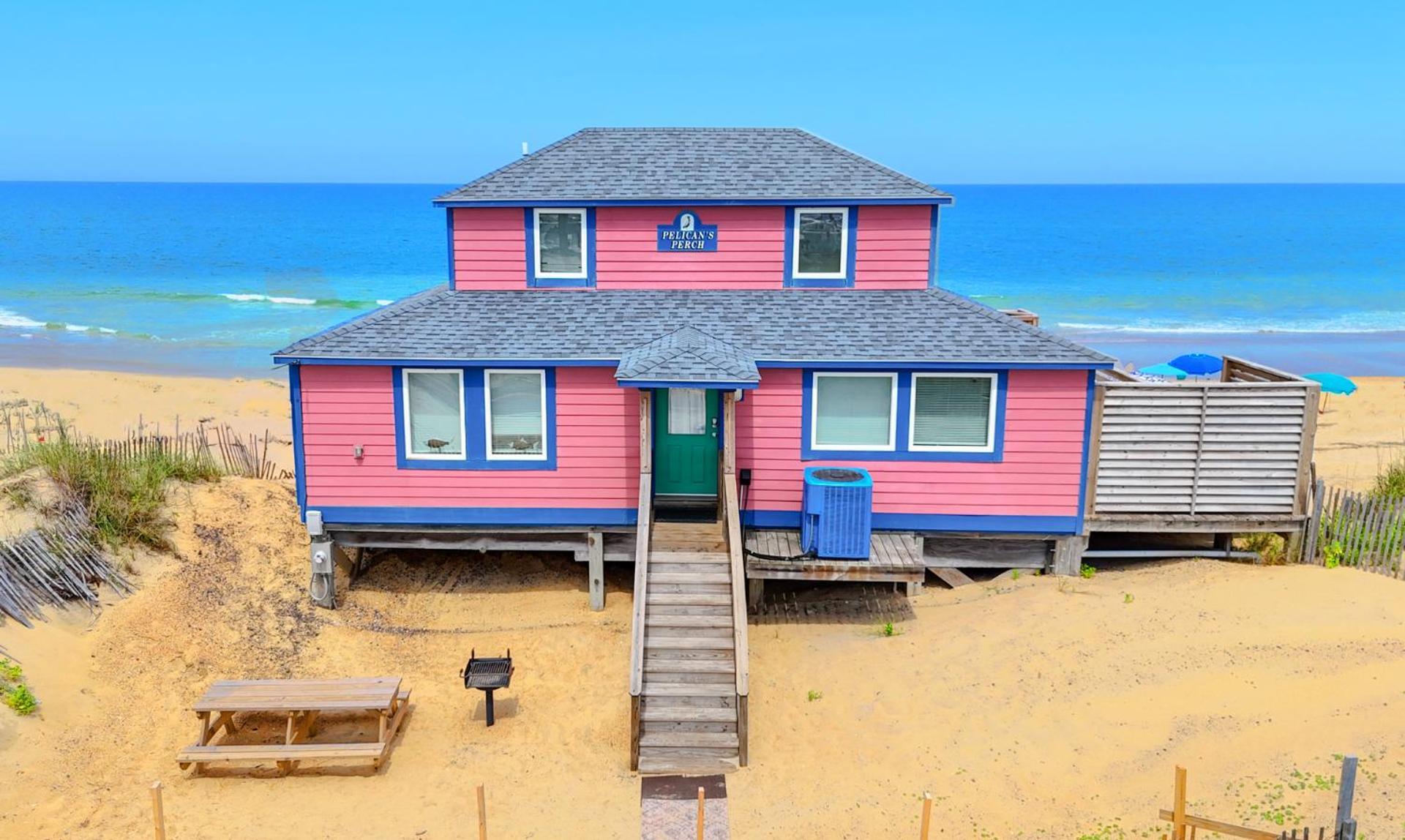 4102 Pelicans Perch: The Iconic Obx Oceanfront Kitty Hawk Zewnętrze zdjęcie
